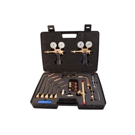 Maleta profesional ox/acetileno con reguladores