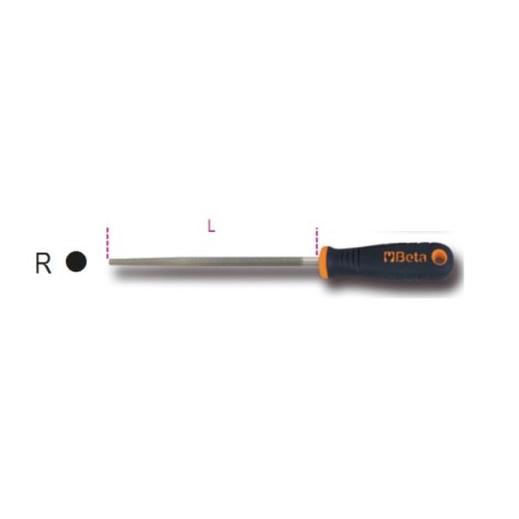 LIMA REDONDA DE CORTE SEMIDULCE BETA TOOLS