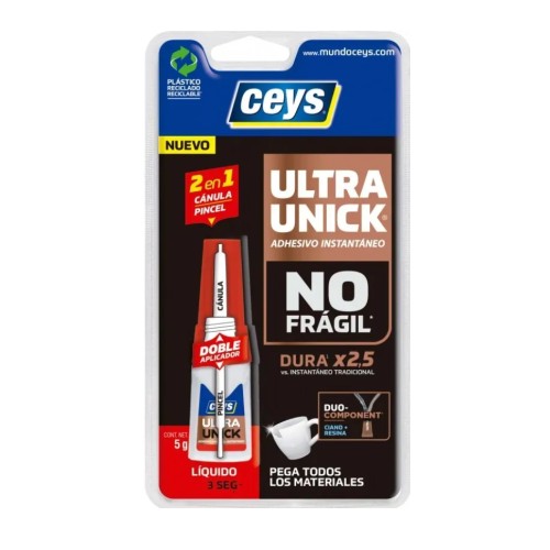 ADHESIVO INSTANTANEO 2 EN 1 ULTRAUNICK 504090/5G CEYS