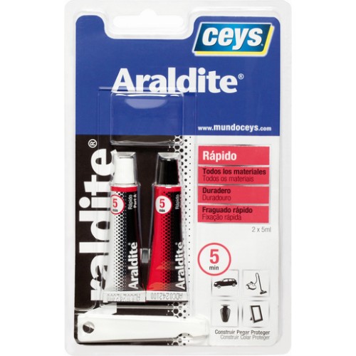 ARALDITE RÁPIDO PEQUEÑO 5+5ML CEYS