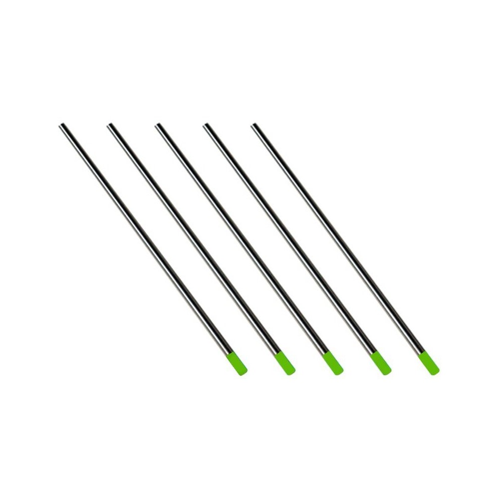 Elettrodi Tungsteno Puro Elettrodi Di Tungsteno Per Saldatura TIG EWP (Verde) - 1.0mm X 175mm, Confezione Da 5 2.4mm Price