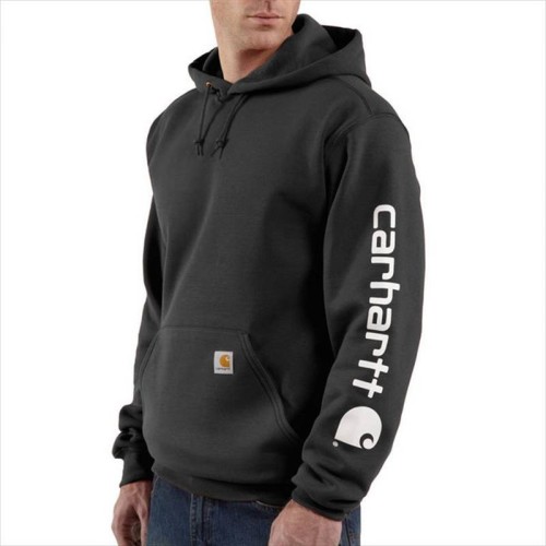 SUDADERA CARHARTT LOGO K288 NEGRO