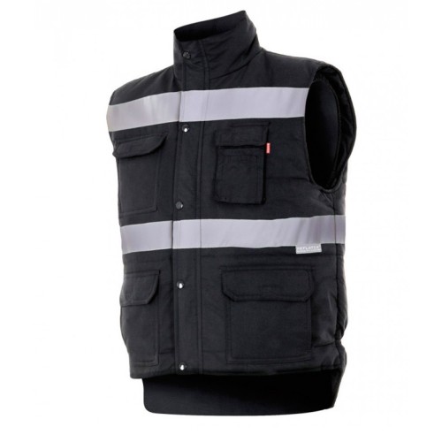 Chaleco con cintas acolchado multibolsillos