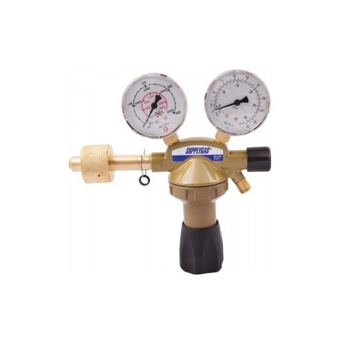 Regulador W30x2 con válvula de corte 300 bar
